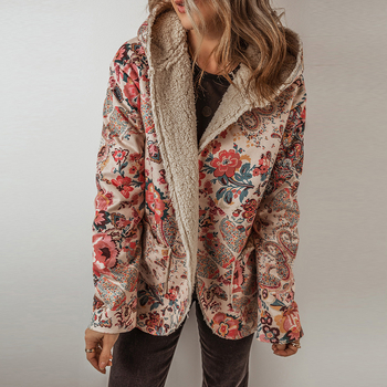 Rudens jauna daudzkabatas garpiedurkņu jaka sievietēm Eiropas un Amerikas ikdienas universāla daudzkrāsaina apdrukāta jaka sieviešu apģērbs ārējai tirdzniecībai