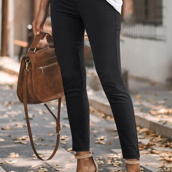 2023 Amazon női tavaszi és őszi nadrág, karcsúsított szárhosszúságú, rugalmas derékkal, magas gumis cipzárral, európai és amerikai, határokon átnyúló, európai és amerikai méretben.