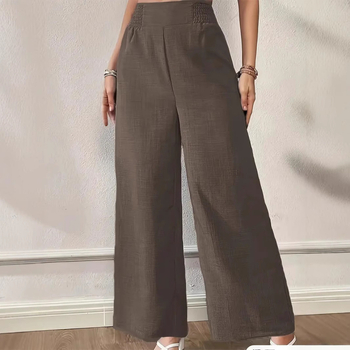 Европейски и американски независими панталони за пътуване с висока талия, широки крачоли, увиснали тънки, ежедневни панталони с висока талия, тип „Джокер“.
