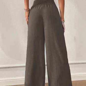 Европейски и американски независими панталони за пътуване с висока талия, широки крачоли, увиснали тънки, ежедневни панталони с висока талия, тип „Джокер“.