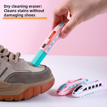 Batų švarus odinis trintukas japoniškas batų šepetys zomšos elnio odos valymo priežiūra batai šunų sportbačiai balti batai zomšos servetėlė