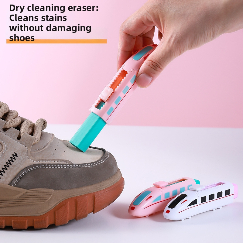 Batų švarus odinis trintukas japoniškas batų šepetys zomšos elnio odos valymo priežiūra batai šunų sportbačiai balti batai zomšos servetėlė