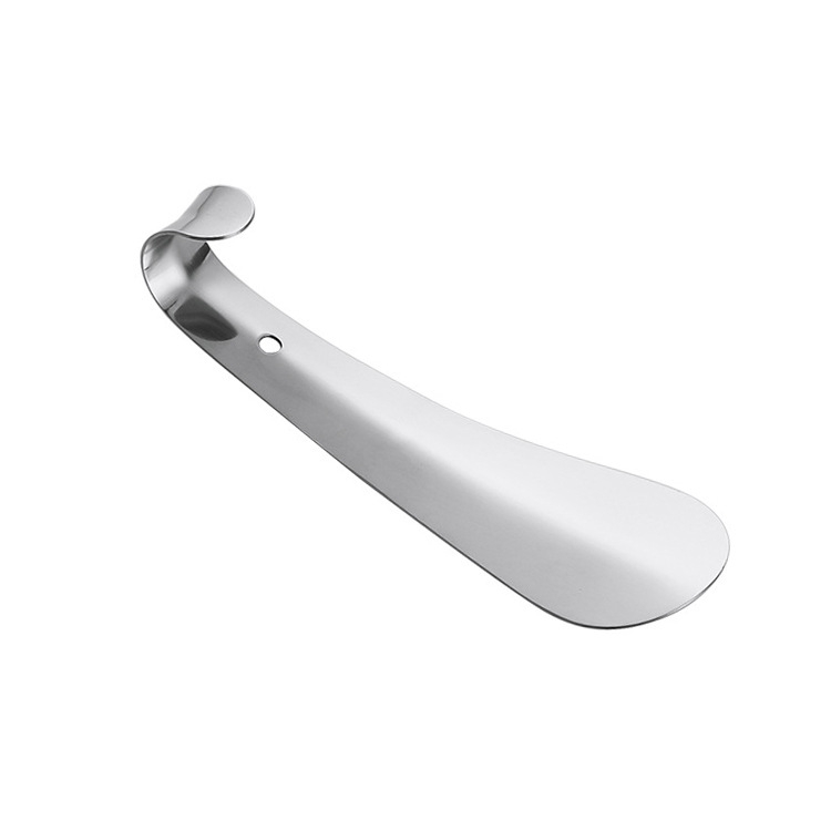 Roostevabast terasest väike kingalusikas, kokkupandav metallist kingatõstja, kingaabiline, 14,5 cm, kaasaskantav