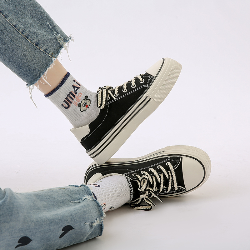 Japāņu audekla apavi sieviešu ulzzang rudens karstās ielas ikdienas apavi korejiešu daudzpusīgi Harajuku studentu apavi moderni apavi