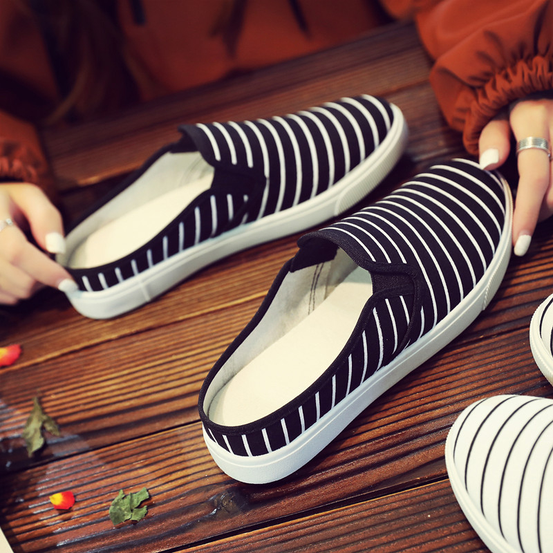 „Jinbukang“ vasariniai drobiniai pusbačiai balti moteriški bateliai, kvėpuojantys, bekulniai sandalai studentams ir nėščioms moterims, Senasis Pekinas