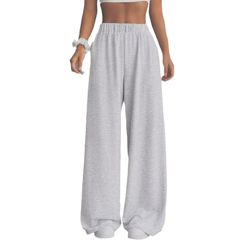 2024 m. užsienio prekybos rudens ir žiemos moteriški drabužiai, europietiško ir amerikietiško stiliaus, laisvalaikio kelnės, patogios, laisvos, aukštu juosmeniu, plačios kelnės.