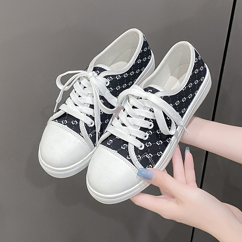 Pavasara un rudens jaunās audekla kurpes sievietēm, modernas, universālas, ikdienas, ērtas kedas, korejiešu stila, elpojošas, mīkstas zoles, vieglas studentu kurpes