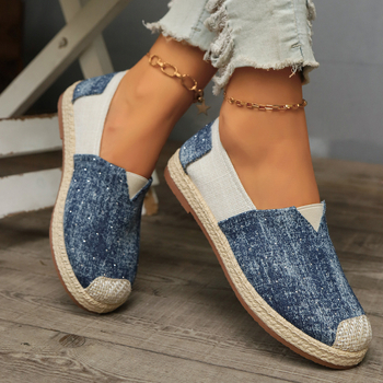 Pantofi de pânză transfrontalieri 2024, noi, vechi, din Beijing, pentru femei, confortabili, cu un singur pantofi de pescar, ușori, din pânză, cu talpă moale, stil parfumat, mama