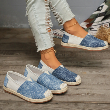 Pantofi de pânză transfrontalieri 2024, noi, vechi, din Beijing, pentru femei, confortabili, cu un singur pantofi de pescar, ușori, din pânză, cu talpă moale, stil parfumat, mama