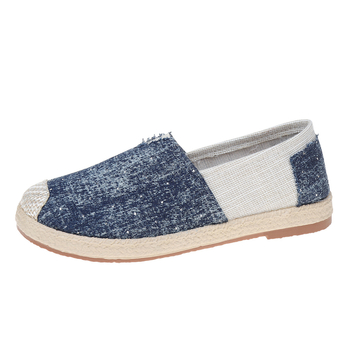 Pantofi de pânză transfrontalieri 2024, noi, vechi, din Beijing, pentru femei, confortabili, cu un singur pantofi de pescar, ușori, din pânză, cu talpă moale, stil parfumat, mama