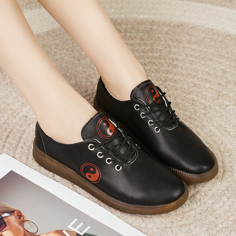 Valódi bőr puha felületű tai chi cipők női cipők kényelmes bebújós tornacipő tavaszi nyári őszi tai chi gyakorló cipők alkalmi cipők