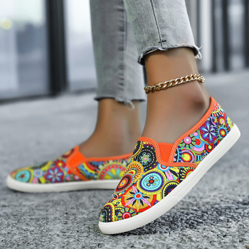 Madingi leopardo rašto drobiniai užsegami bateliai moterims, pavasariui ir rudeniui, korėjietiško stiliaus laisvalaikio universalūs plokščiapadžiai bateliai