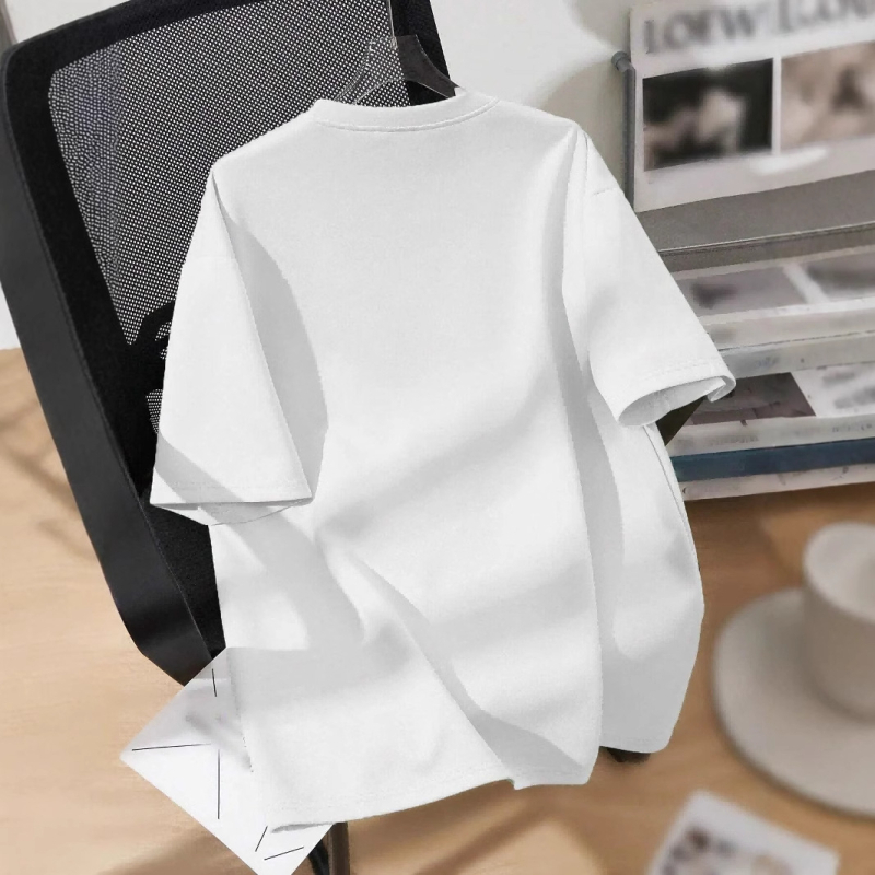 Határokon átnyúló, 2010-es évjáratú, nyári új, bő, kerek nyakú, rövid ujjú, cseresznye színű, masnis, mintás póló, trendi nőknek.