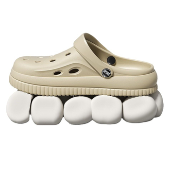 2025 m. „Crossborder Lovers“ šlepetės moterims, vasarinės, naujos, lengvos, neslystančios, storo padu, vyriški batai su skylėmis.