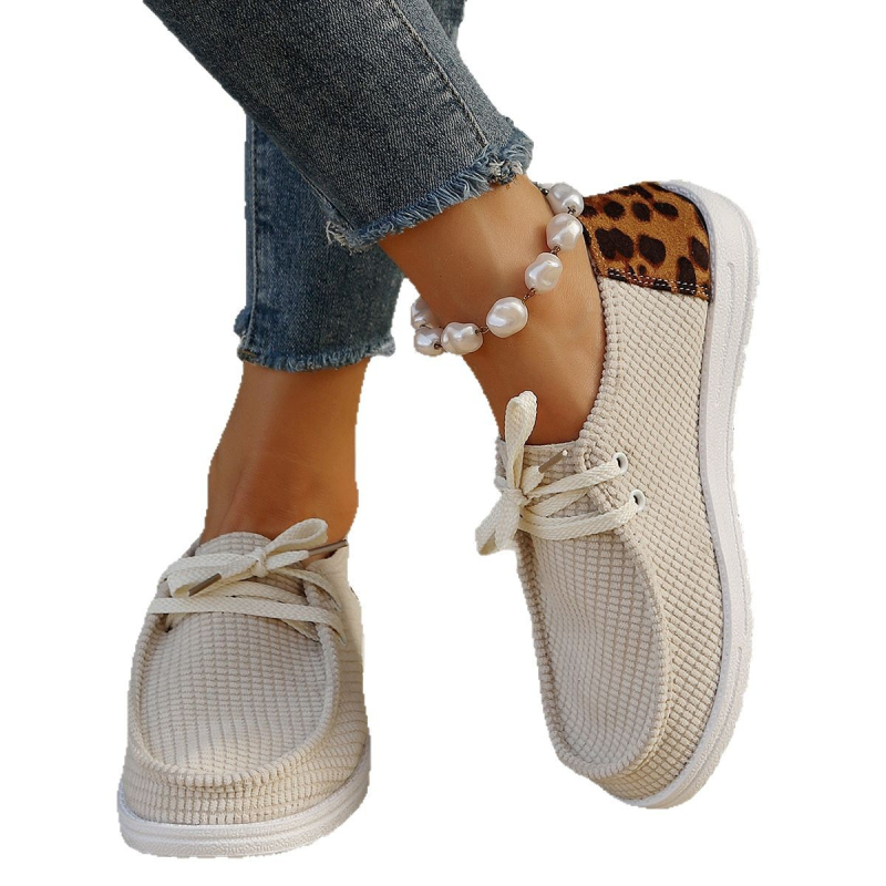 Határokon átnyúló külkereskedelem, plus size 2025 új alkalmi cipők, lélegző babcipő, női lapos talpú Joker fűzős mokaszin