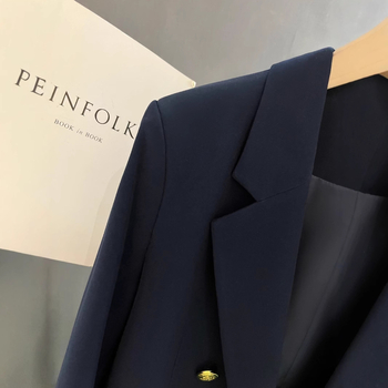 Naiste uus tumesinine luksuslik pontsakas pontsakas tüdrukute kostüüm pluss-suuruses [1115]]