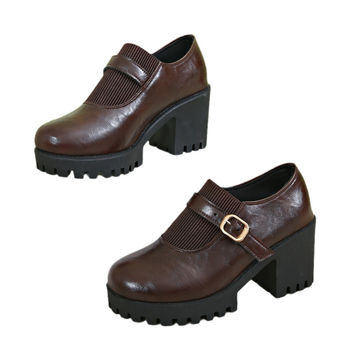 2025 új őszi és téli szögletes sarkú, sekély, rugalmas, retró kötött, illesztéses Mary Jane cipők nőknek