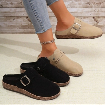 Amazon független állomás határokon átnyúló külkereskedelmi kívánság plus size papucs 2024 új retró casual pedálos baotou drag