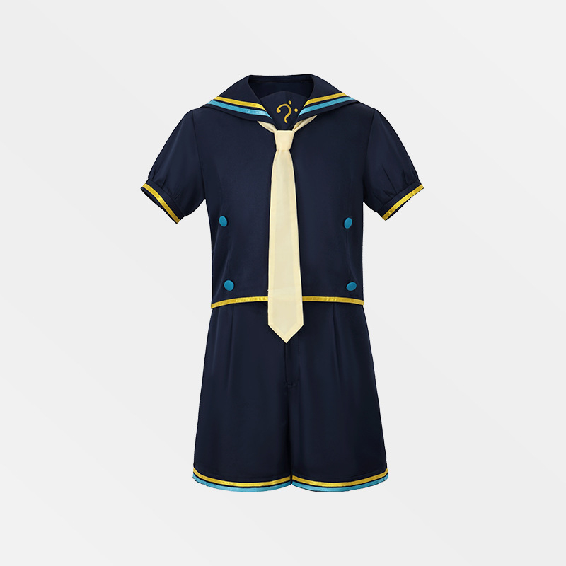 Tükörtónusú Gemini cos ruházat tükörtónusú összekapcsolt tükörtónusú csengő virtuális idol tengerész ruházat rövid cosplay játékruha