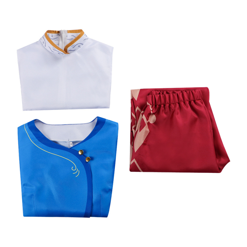 Pocahontas hercegnő, Elian kék öltöny, másodlagos karakter cosplay, Halloween öltöny, öltöny