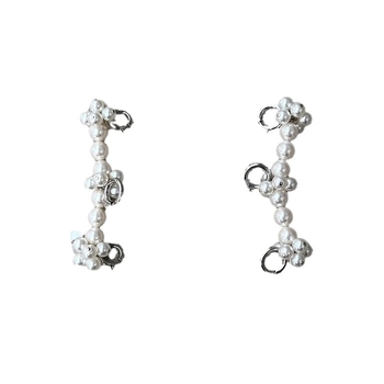 Kõikvõimalikud moodsed Korea stiilis pärlnööriga lillekinga pandlaga lihtsad isetegemise spordijalatsid dekoratiivsed kingapaelte aksessuaarid