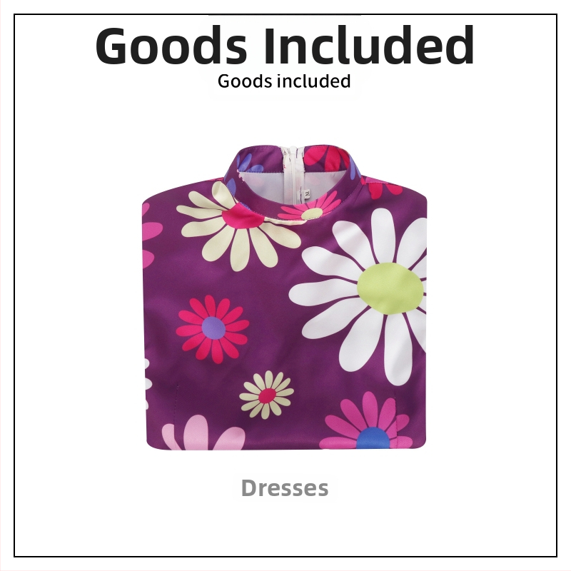 Új, határokon átnyúló, szexi halloweeni jelmeznyomtatás, 60-as évekbeli hippik, retró női trombitafilm és televízió ruházattal