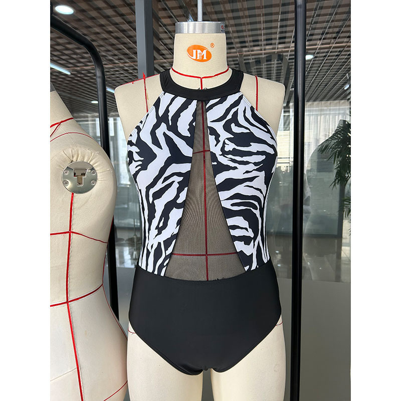 2025. aasta Euroopa ja Ameerika moe isikupärastatud uus ujumistrikoo seksikas seljata päitsevõrgust ühendav ühes tükis naiste ujumistrikoo