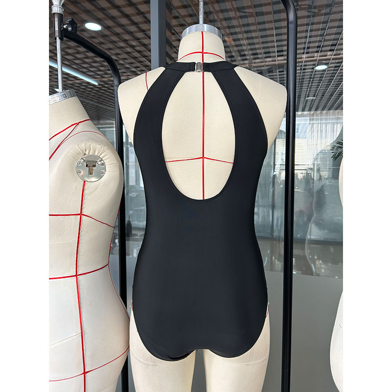 2025. aasta Euroopa ja Ameerika moe isikupärastatud uus ujumistrikoo seksikas seljata päitsevõrgust ühendav ühes tükis naiste ujumistrikoo