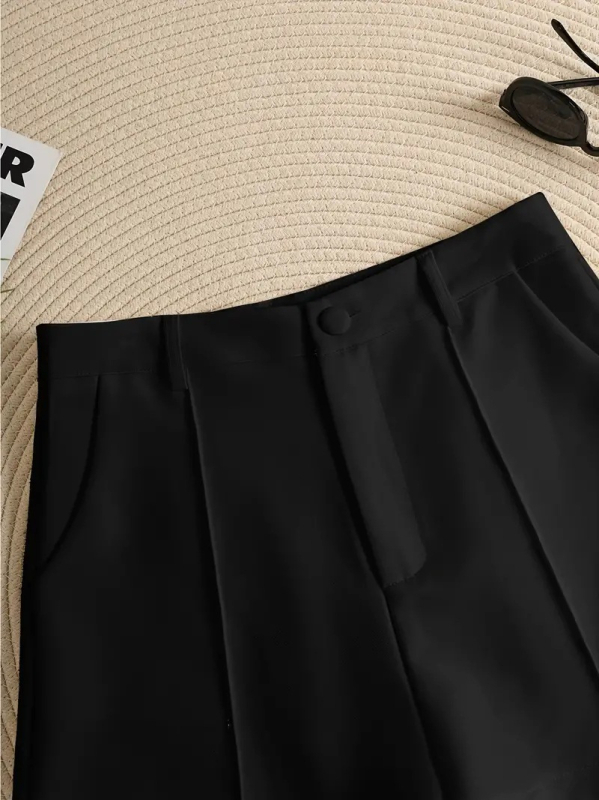 Nyári európai és amerikai Amazon határokon átnyúló vékony, laza, hétköznapi, mindenhez illő, magas derekú, egyenes, A-fazonú, karcsúsító rövidnadrágok