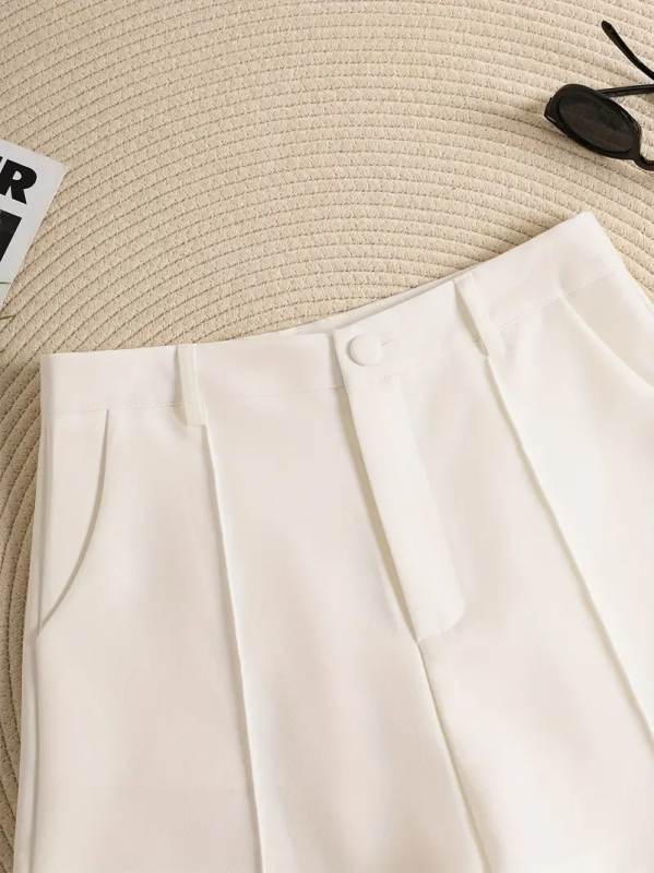 Nyári európai és amerikai Amazon határokon átnyúló vékony, laza, hétköznapi, mindenhez illő, magas derekú, egyenes, A-fazonú, karcsúsító rövidnadrágok