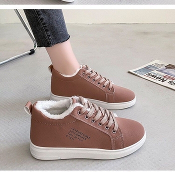 2023. gada ziemas jaunās sniega kurpes, sabiezētas, siltas, studentu ikdienas, rudens un ziemas kurpes, kokvilnas kurpes sievietēm, ar flīsa oderi, sporta apavi sievietēm