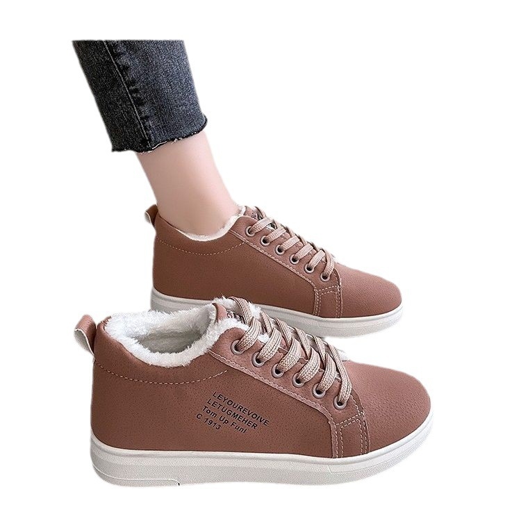 2023. gada ziemas jaunās sniega kurpes, sabiezētas, siltas, studentu ikdienas, rudens un ziemas kurpes, kokvilnas kurpes sievietēm, ar flīsa oderi, sporta apavi sievietēm