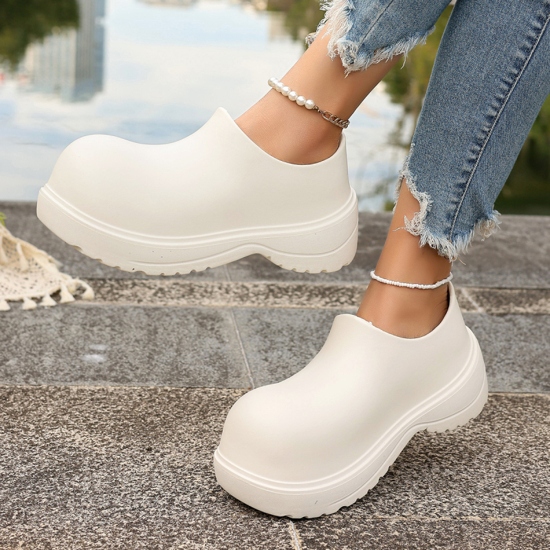 Új EVA férfi szabadtéri cipők divatos magasságnövelő nagyfejű cipők nyári divatos hűvös, minden mérkőzéshez illő páros alkalmi Baotou női bebújós cipők