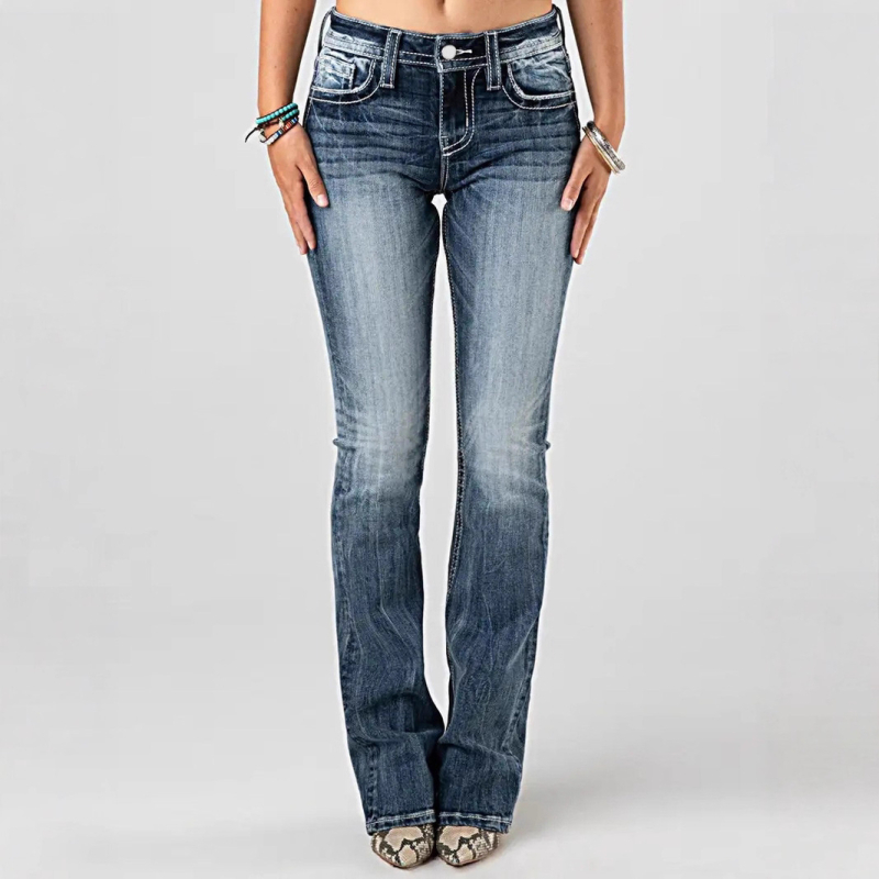 Hímzett farmernadrágok kizárólag európai és amerikai nők számára az Amazonon, strapabíró, mosott, rugalmas farmernadrágok, karcsúsító utcai stílus