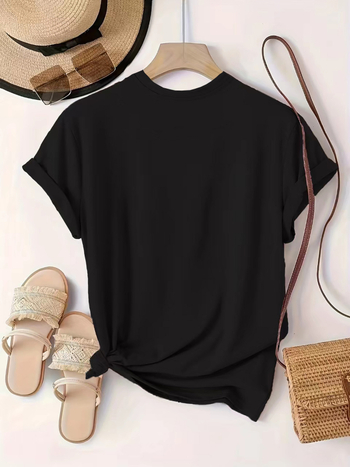 Határokon átnyúló Európa és Amerika Boldog Új Évet 2025 Év Boldog Új Évet Mintás Női Póló Szabadidő