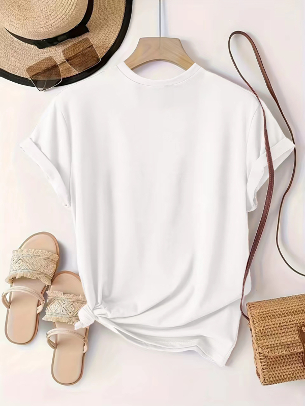 Határokon átnyúló Európa és Amerika Boldog Új Évet 2025 Év Boldog Új Évet Mintás Női Póló Szabadidő