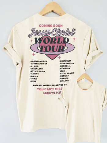 Divatos "hamarosan" szív alakú mintás pamut póló - Női lezser kerek nyakú rövid ujjú felső,