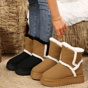 2024. aasta uued talvised mugavad naiste ümara ninaga lamedad libisevad moesaapad