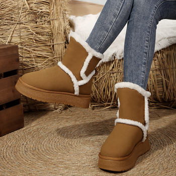 2024. aasta uued talvised mugavad naiste ümara ninaga lamedad libisevad moesaapad