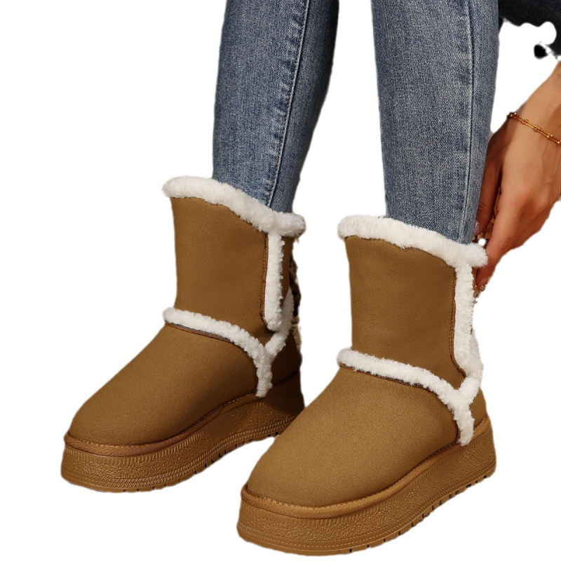 2024. aasta uued talvised mugavad naiste ümara ninaga lamedad libisevad moesaapad