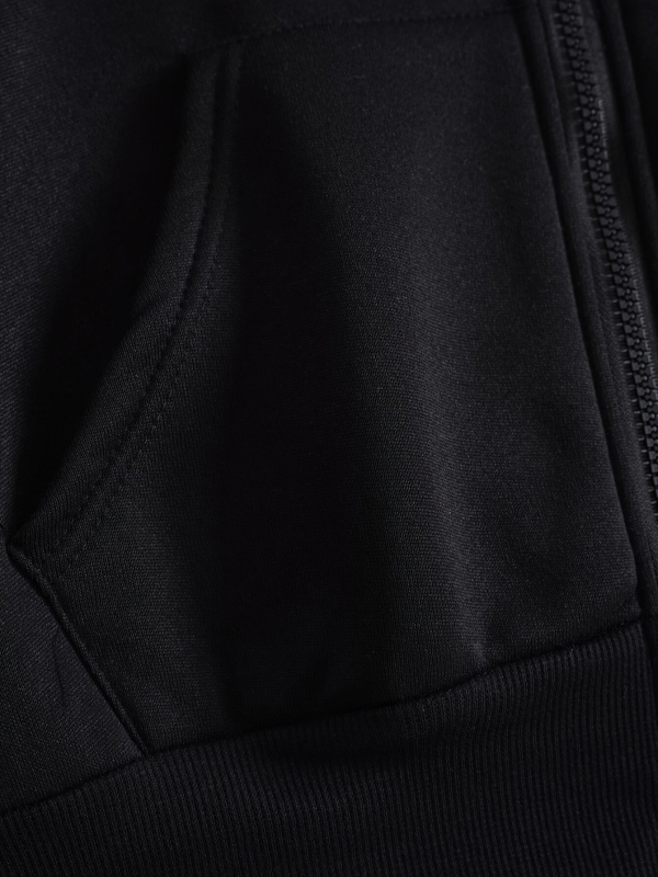 Női divatos, szívmintás, utcai stílusú kapucnis pulóver, zsebbel, cipzárral és húzózsinórral, téli használatra.