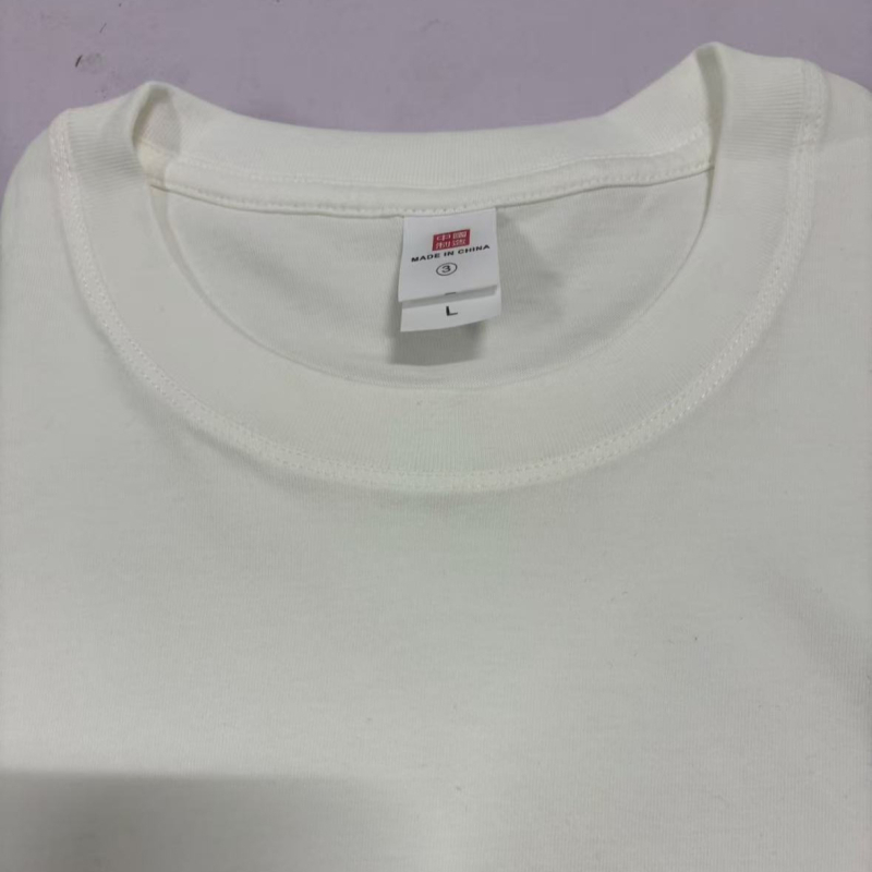 200 g-os tiszta pamut édes, friss mintás külső viselet, öregedésgátló, laza, karcsúsító, személyre szabott, lezser, kényelmes, kerek nyakú, rövid ujjú.