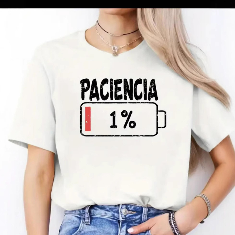 200 g-os tiszta pamut édes, friss mintás külső viselet, öregedésgátló, laza, karcsúsító, személyre szabott, lezser, kényelmes, kerek nyakú, rövid ujjú.