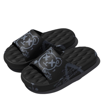 Szuper meleg papucsok férfi 2024 divatos nyári csúszásmentes vastag aljú szaggátló lépésálló érzés páros háztartási külső ruházati szandál férfiaknak