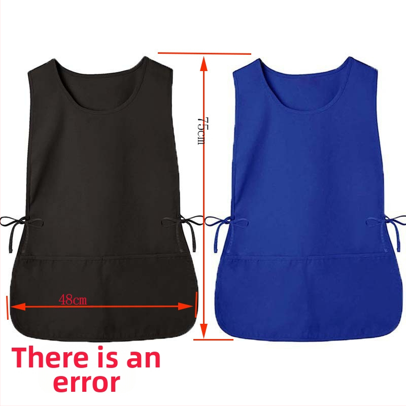 Трансгранична електронна търговия Hot Shoemaker Прав комплект Плътна цветна престилка Висококачествена цветна стойност Супермаркет Домакинска водоустойчива черна престилка