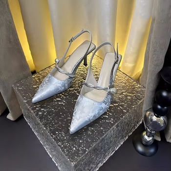 Νέα κοσμικά ψηλοτάκουνα σανδάλια κινεζικού στιλ εθνικής μόδας γυναικών καλοκαίρι 2024 νέα ρετρό κομψά μονόστρωμα παπούτσια με λεπτό τακούνι φόρεμα