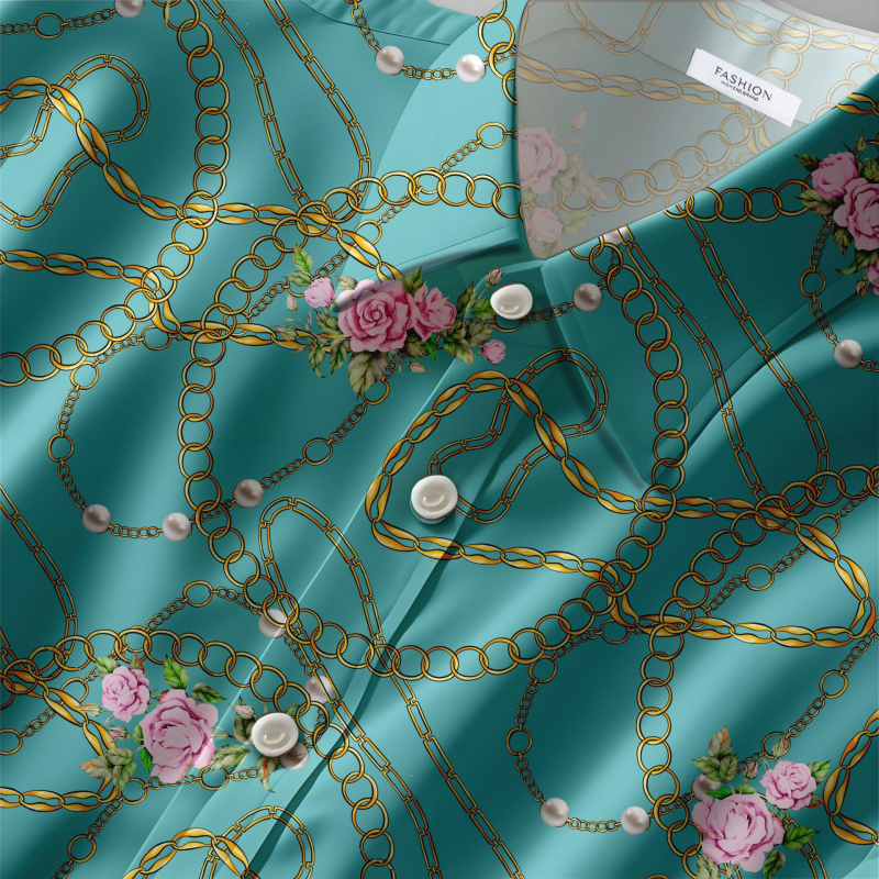 Amazon új, határokon átnyúló férfi divatos, nyomtatott hawaii rövid ujjú ing, alkalmi, minden mérkőzésre alkalmas kardigán, felsőrész