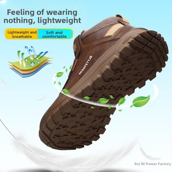 Nauji darbo draudimo batai, izoliuoti, 6 vandeniui atsparūs, storapadiai, itin lengvi, tingūs mygtukai, vienas pedalas, specialūs darbo saugos batai „Ruini“