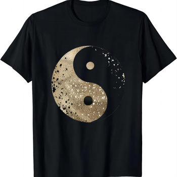 Yin és Yang Fu Tai Chi nyomtatott póló Külkereskedelmi Határokon átnyúló nyomtatott póló Férfi és női rövid ujjú felső