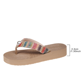 Határokon átnyúló, plus size nyári új, utánzatú kenderkötél utazási női szandálok, külső viselet, papucsok, magas sarkú strandszandálok